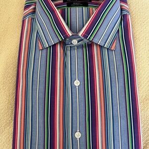 Polo Ralph Lauren Blue and Red Striped Shirt